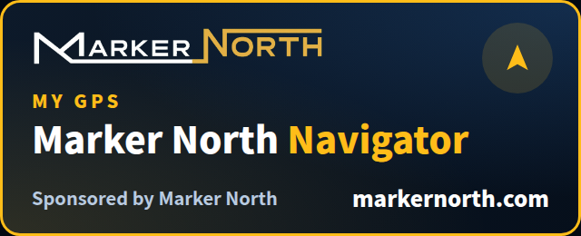 Marker North Navigator Twitch panel: Sponsored by Marker North, markernorth.com
